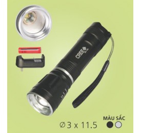 ĐÈN PIN LED SẠC CÓ ZOOM - 8005